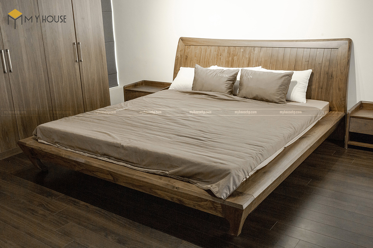 giường ngủ gỗ óc chó Hải Phòng