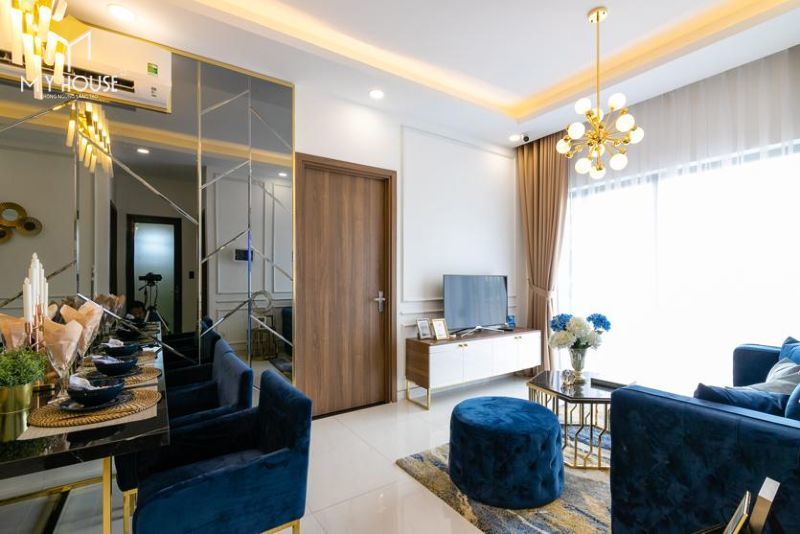 Mẫu thiết kế nội thất căn hộ 95,5m2 - View 3