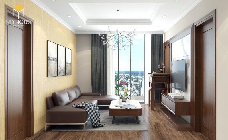 Mẫu thiết kế nội thất căn hộ 100m2 - View 1