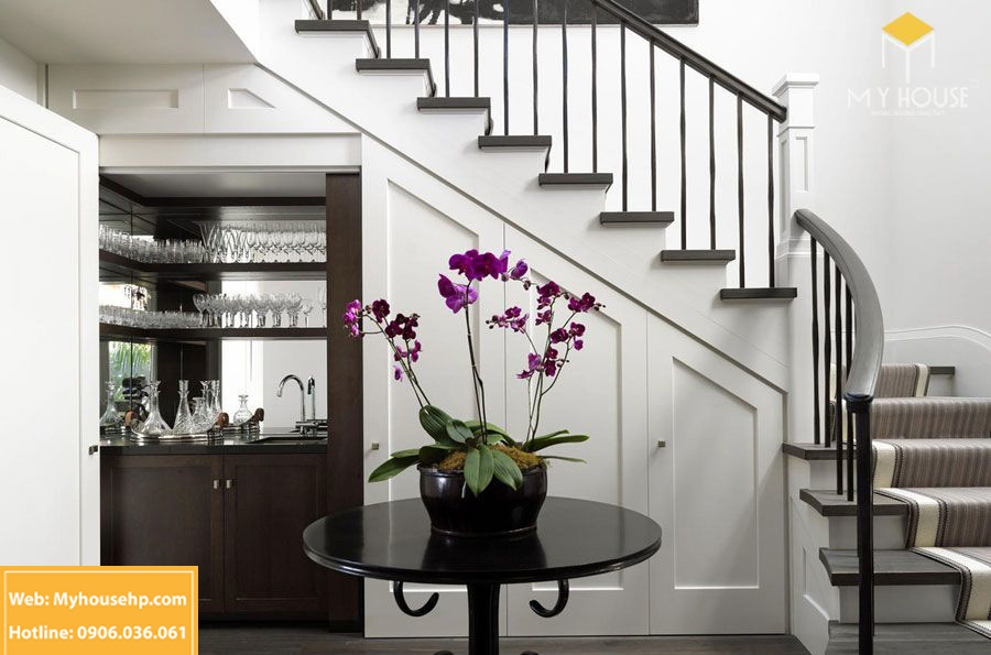 27 mẫu tủ gầm cầu thang phòng khách tuyệt đẹp – Tối ưu hóa không gian