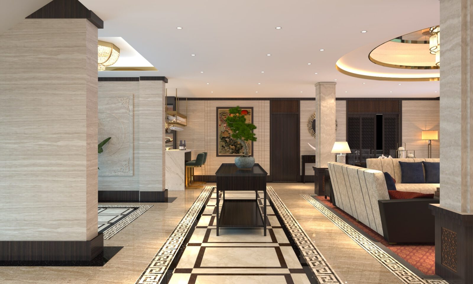 Phong cách thiết kế nội thất cho khách sạn