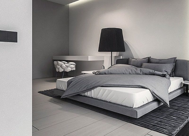 Mẫu phòng ngủ màu xám đẹp, độc ấn tượng nhất năm 2022