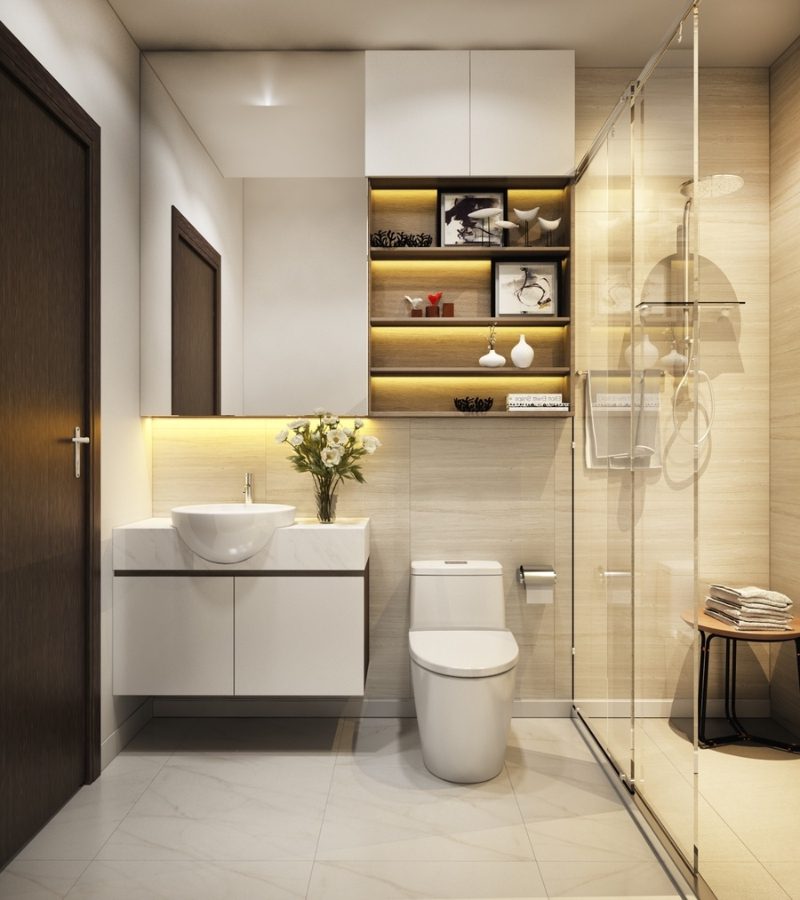 Công dụng của Tủ đựng đồ trong nhà vệ sinh