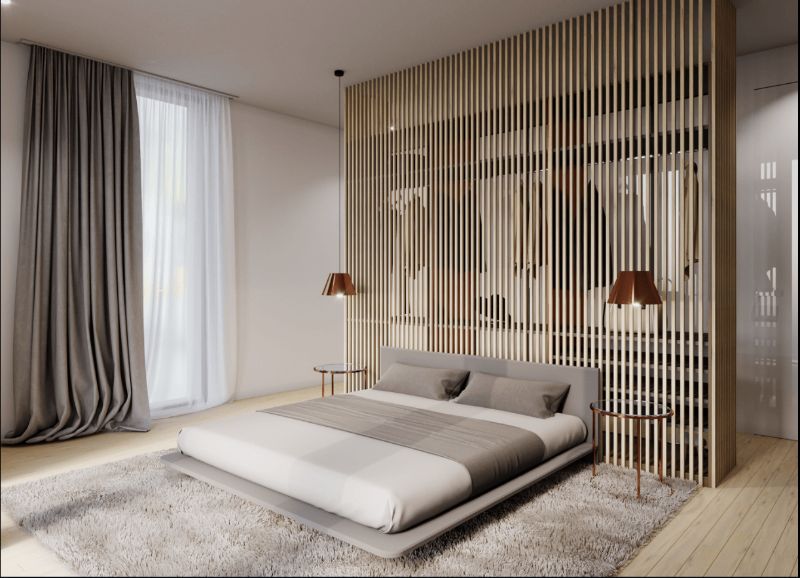 Vách gỗ trang trí đầu giường đẹp hút mắt mới nhất năm 2022?