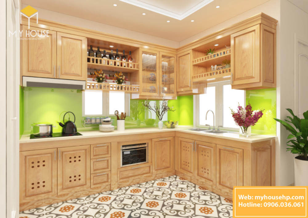 Cần vạch sẵn các tiêu chí khi lựa chọn tủ bếp bằng gỗ Sồi cho phòng bếp
