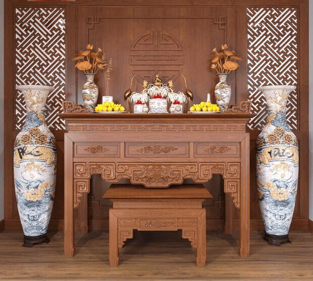 Chọn một chiếc bàn thờ để thêm vẻ đẹp và chức năng trọn đời cho ngôi nhà của quý khách. 